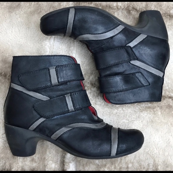 Sheridan Mia Charcoal Grey Nellie Bootie Size 37/7 - Picture 2 of 5